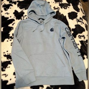 Women’s Carhartt Hoodie, size M, light blue